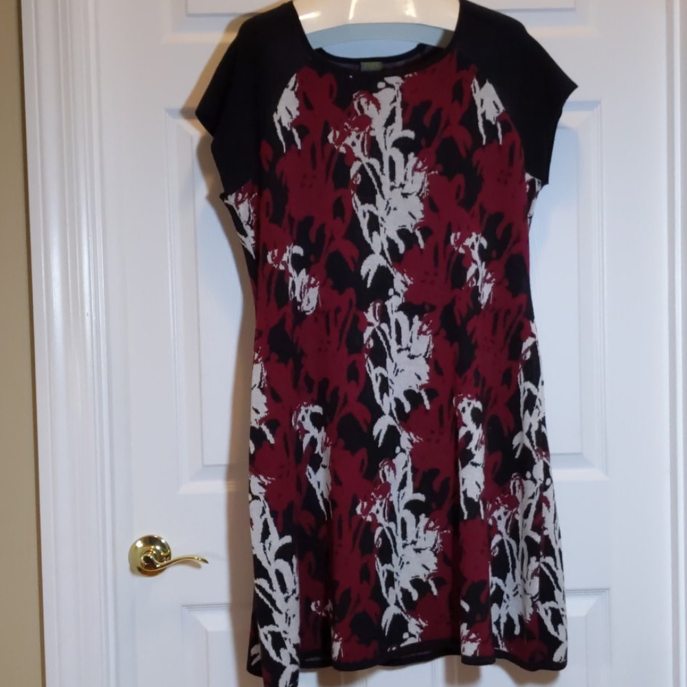 Taylor Woman, Fit and Flare Sweater Dress, 2X